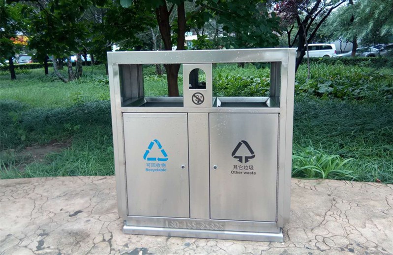 戶(hù)外銹鋼垃圾桶 環(huán)衛市政垃圾桶定制